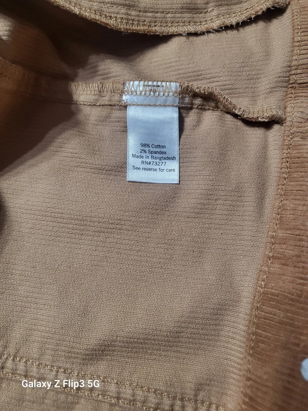 Sonoma Goods For Life Women's Corduroy Jacket - Tan Brown (Small)​